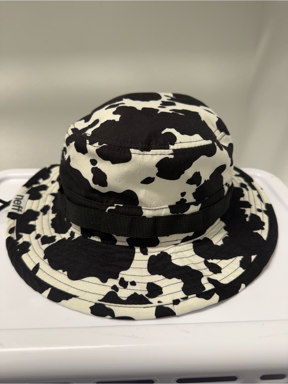 Neff Bullhonky Cow Print Boonie Hat - Picture 3 of 8